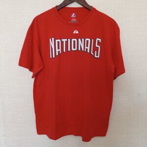Majestic Men's Washington Nationals Stephen Strasburg Shirt Jersey Size L